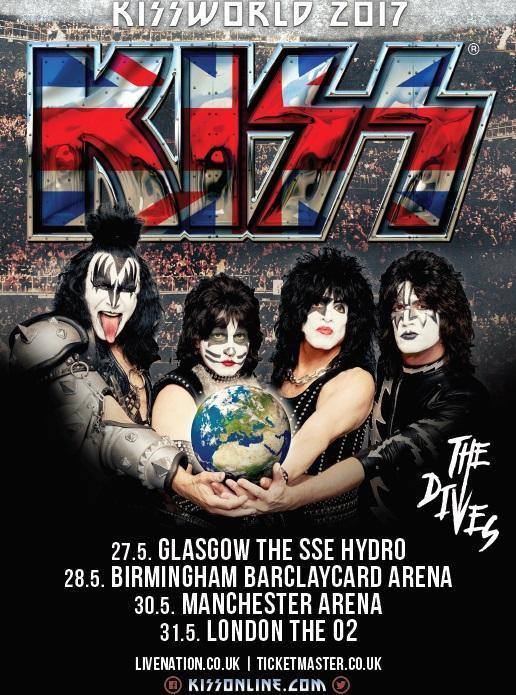 Kiss UK Tour Dates