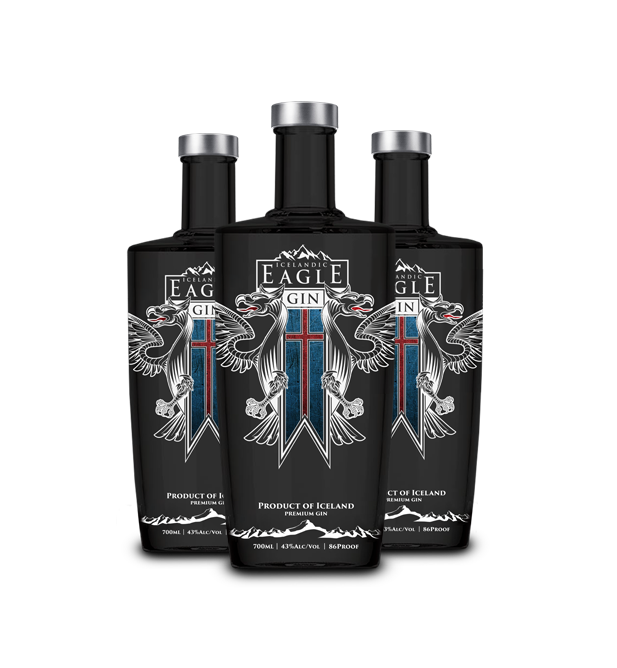 Icelandic Eagle 43% Gin, 70cl - Icon Beverages