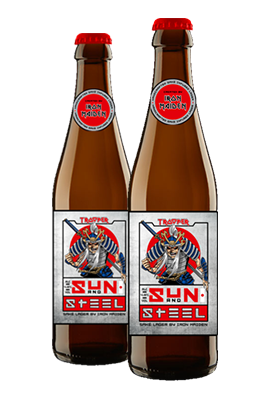 Iron Maiden Sun & Steel Pilsner 8 x 330ml Bottles (4.8%) - Icon Beverages