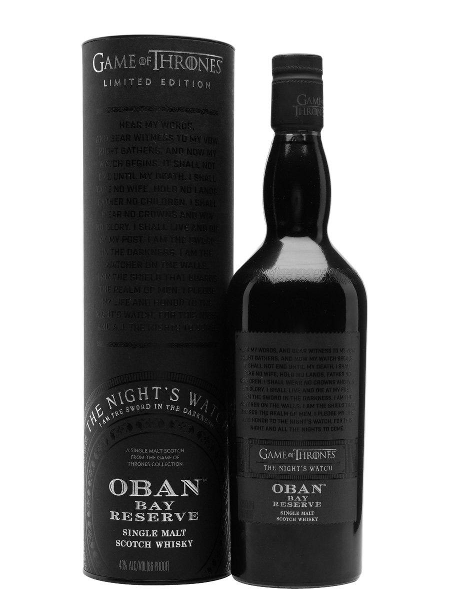 Game of Thrones The Night’s Watch – Oban Bay Reserve 700cl 43% - Icon Beverages