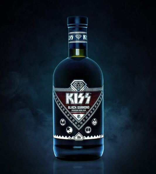Kiss Black Diamond Rum 40% 500ml - Icon Beverages