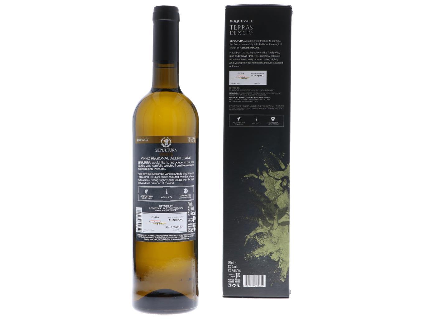 Sepultura Wine - White 750ml 12.5% - Icon Beverages